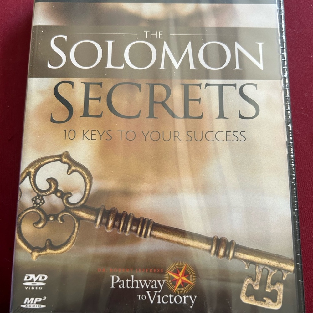 TheSolomon Secrets.DVD/MP3. 10 keys to your success.ByDrRobertJeffress.NewSealed
